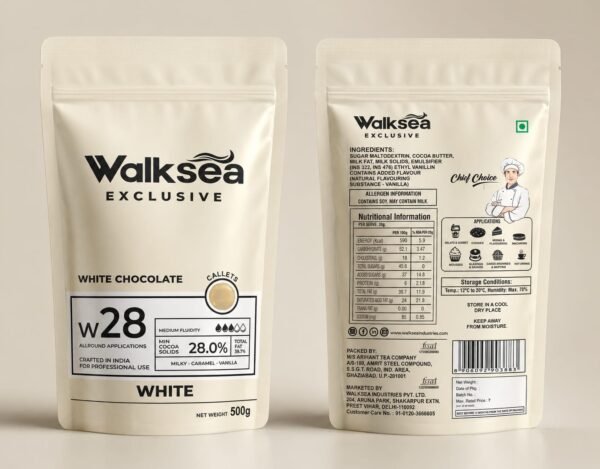 28% White Couverture Callet Poch (500g)