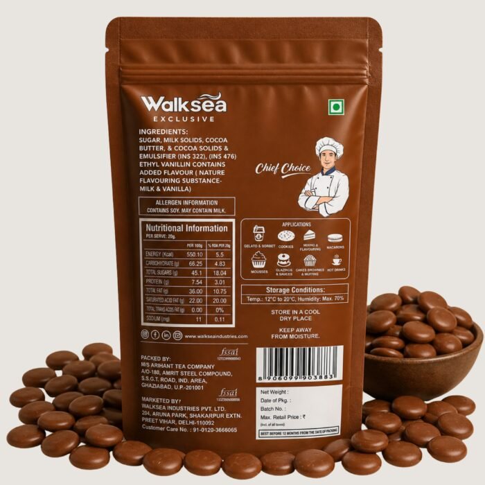 37% Milk Couverture Callet Backide(500G)