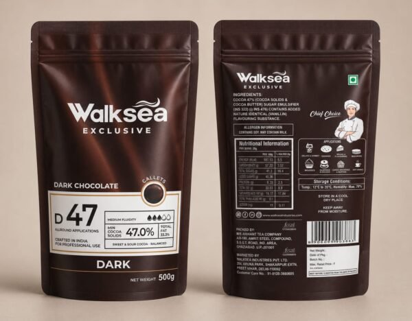 47% Dark Couverture Callets (500g)