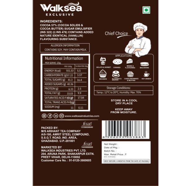 Dark Coverture Chocolate Callets