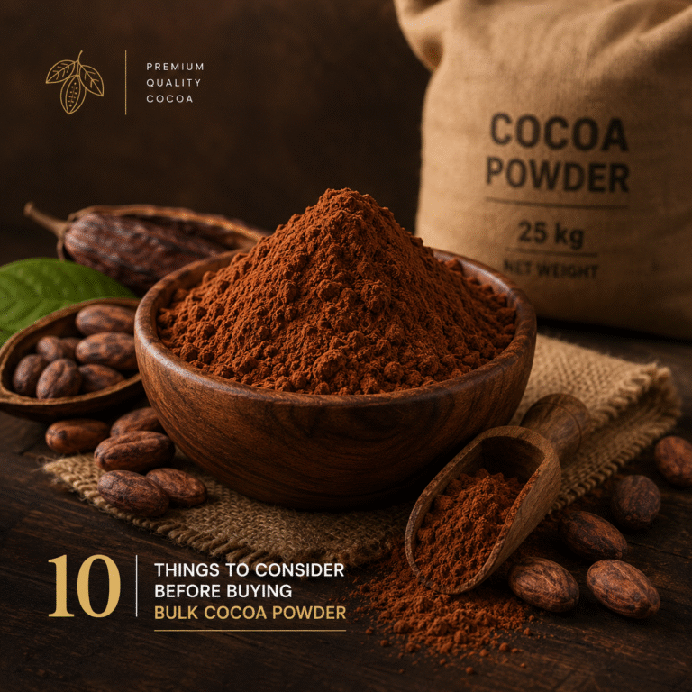 10 Things to Consider Before Buying Bulk Cocoa Powder