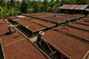 Step 4 Drying the Cocoa Beans