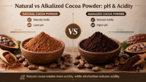 Natural Cocoa Powder vs Alkalized Cocoa Powder
