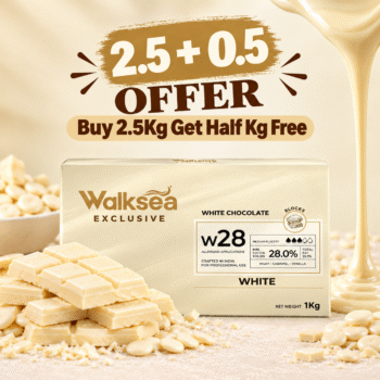 28% White Couverture Chocolate (2.5+0.5Kg Offer.)