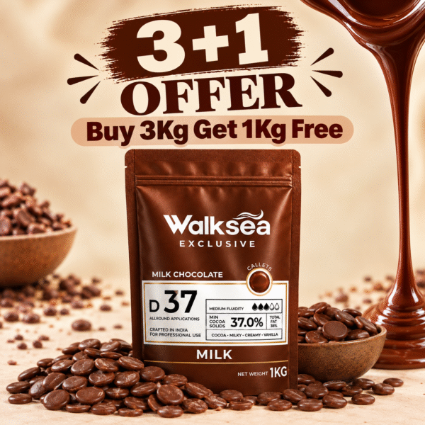 37% Milk Couverture Chocolate Callets (3+1 Offer)