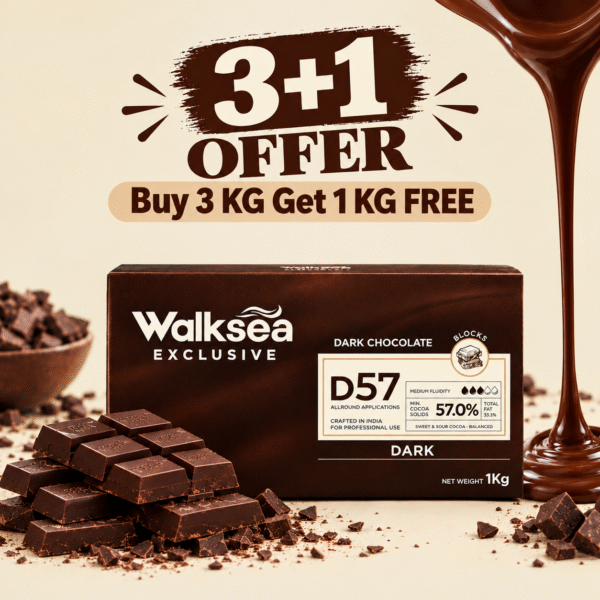 57% Dark Couverture Chocolate (3+1 Offer)